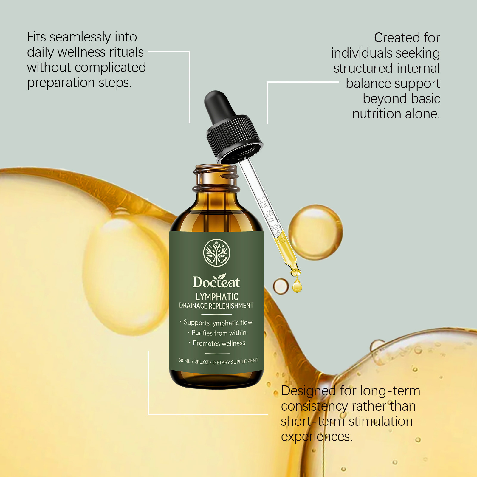 Lymphatic Drainage Drops Organ - đánh giá và giá Herbal Weight
