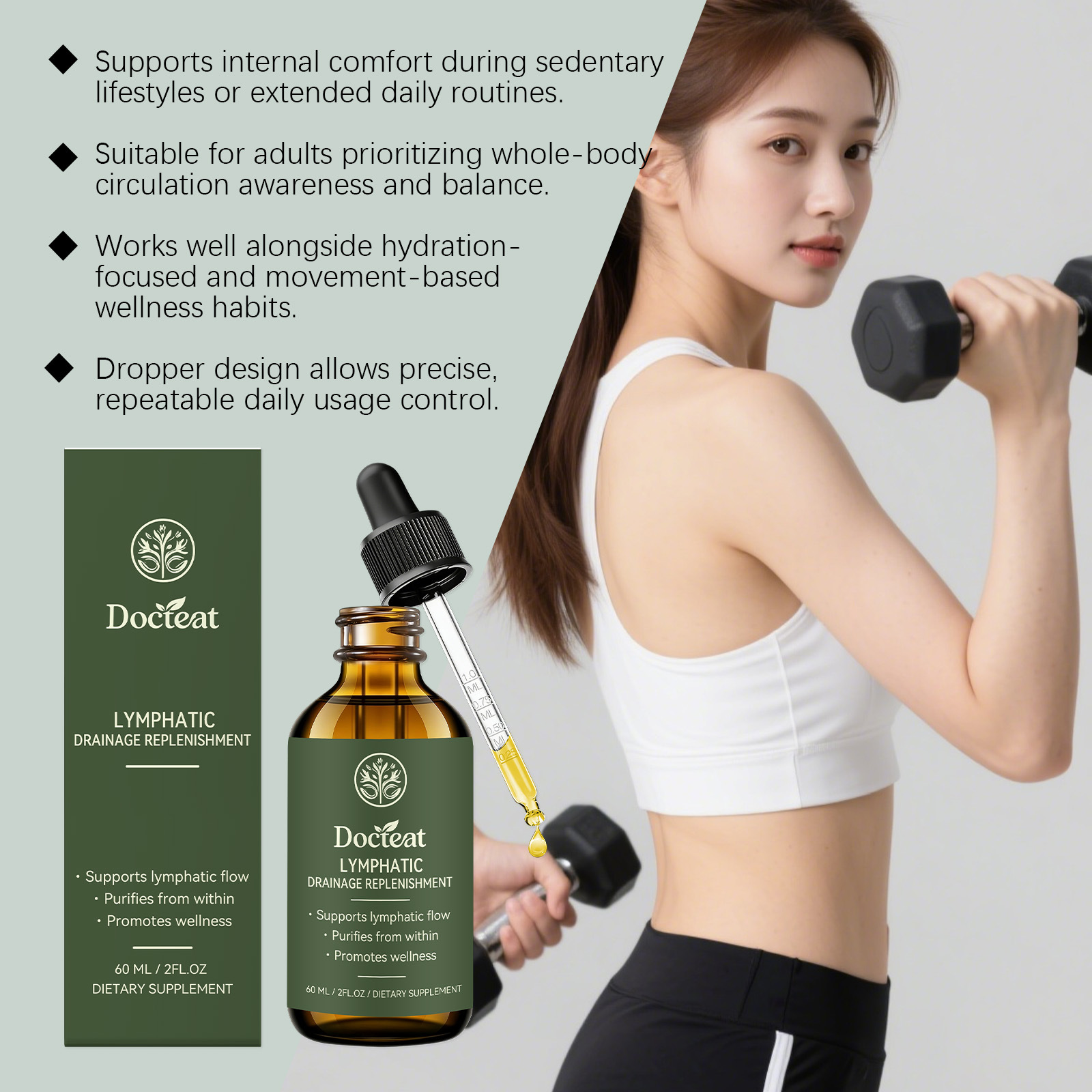 Lymphatic Drainage Drops Organ - đánh giá và giá Herbal Weight