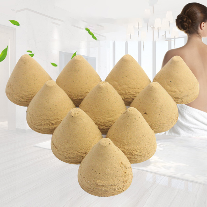 Conical Moxa Stick Set for Abd - đánh giá và giá Herbal Wellness Massage