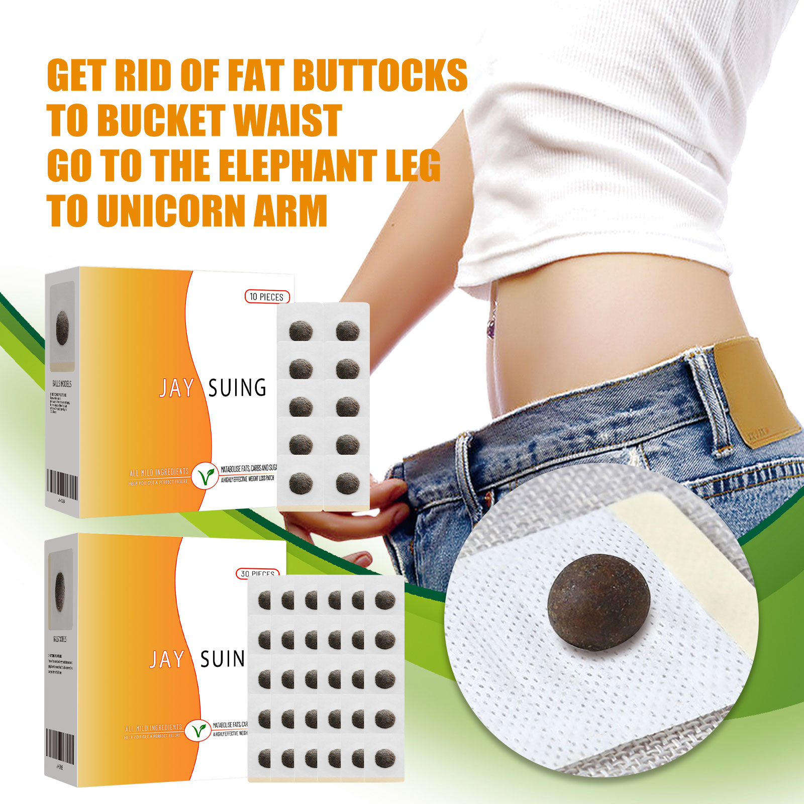 Herbal Belly Button Slimming P - đánh giá và giá Herbal Weight